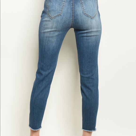 Blue Distress Denim - Picture 3 of 3